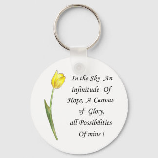 Yellow Tulip Sleutelhanger