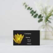 Yellow Tulip Visitekaartje (Staand voorkant)