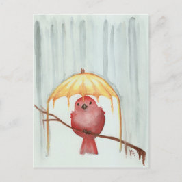Yellow Umbrella Briefkaart