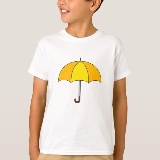Yellow Umbrella T-shirt (Voorkant)