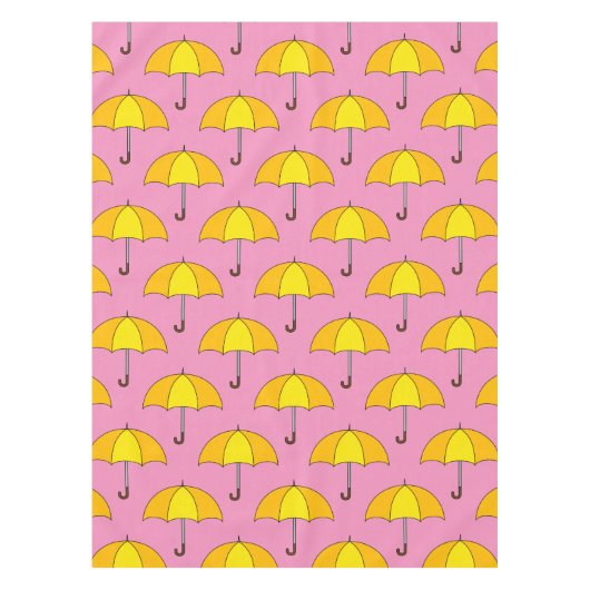 Yellow Umbrella Tafelkleed (Voorkant)