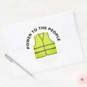 Yellow vest protest sticker (Enveloppe)