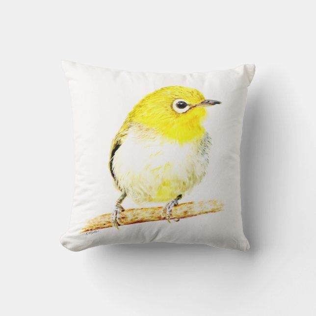 Yellow Viero Kussen (Voorkant)