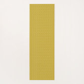Yellow Waves Pattern Yoga Mat (Achterkant)