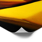 Yellow Willys Jeep Station Wagon koplamp Poster (Hoek)