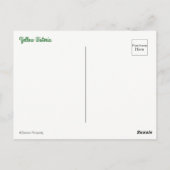 Yellow Wisteria Briefkaart (Achterkant)