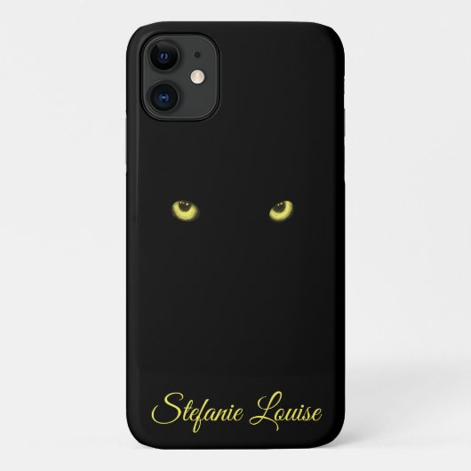 Yellow Wolf Eyes Coque-Mate coque iphone (Dos)