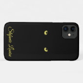 Yellow Wolf Eyes Coque-Mate coque iphone (Dos (Horizontal))