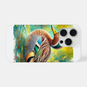 Yellowbilled teal 050824AREF143 - Watercolor (Verso Horizontal)