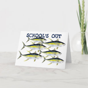 Yellowfin Tuna Greetings Card Kaart