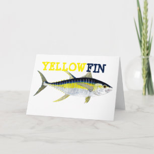 Yellowfin Tuna Greetings Card Kaart