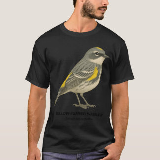 Yellowrumped Warbler Birds of California T-shirt