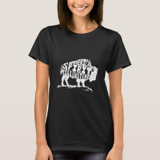 Yellowstone AMERICAN SPIRIT NATIONAL PARK Funny Wy T-shirt