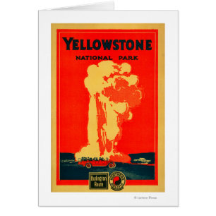 Yellowstone, Ancienne affiche publicitaire fidèle