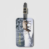 Yellowstone Bagagelabel-Elk Bagagelabel (Voorkant (verticaal))