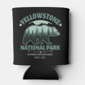 Yellowstone Bear – Keep It Chill, Stay Wild Blikjeskoeler (Achterkant)