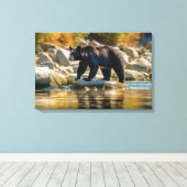 Yellowstone Beer Canvas Art (Insitu (Houten vloer))