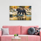 Yellowstone Beer Canvas Art Afdruk (Insitu (Woonkamer))
