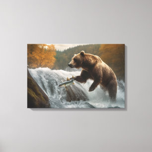Yellowstone Beer Canvas Art Afdruk