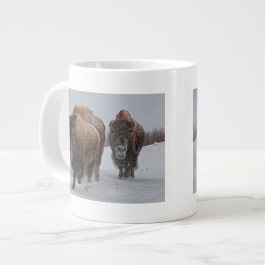 Yellowstone Bison Extra Grote Mok (Voorkant links)