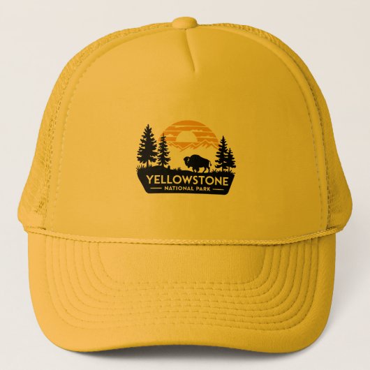 Yellowstone Bison Trucker Hat Pet (Voorkant)