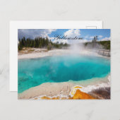 YELLOWSTONE-BRIEFKAART BRIEFKAART (Voorkant / Achterkant)
