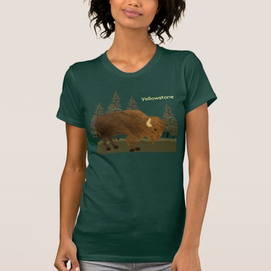Yellowstone Buffalo T-shirt (Voorkant)