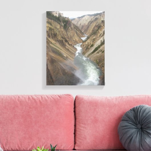 Yellowstone Canvas Afdruk (Insitu (Woonkamer))