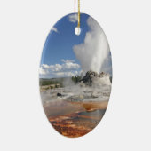YELLOWSTONE CASTLE GEYSER KERAMISCH ORNAMENT (Rechts)