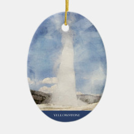 Yellowstone Christmas Tree Ornament