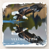 Yellowstone Eagle Beverage Coaster Bier Onderzetter (Voorkant)