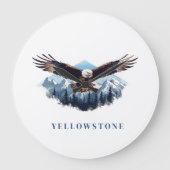 Yellowstone Eagle Grote Klok (Voorkant)