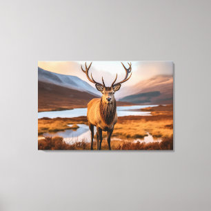 Yellowstone Elk Canvas Kunst