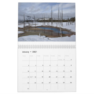 Yellowstone en Tetons Kalender