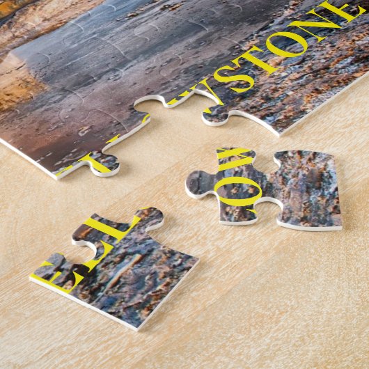 Yellowstone Geyser Jeu Puzzle (Côté)