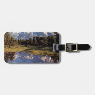 Yellowstone Grand Teton Reflections Bagagelabel