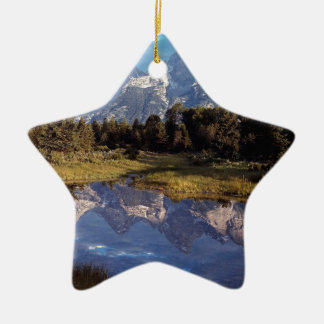 Yellowstone Grand Teton Reflections Keramisch Ornament