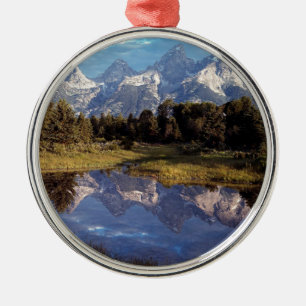 Yellowstone Grand Teton Reflections Metalen Ornament