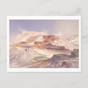 Yellowstone Hot Springs Prang Lithograaf Briefkaart
