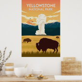 Yellowstone I Poster (Keuken)