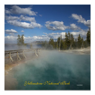 Yellowstone Lake Thumb Geyser Poster Perfect Poster