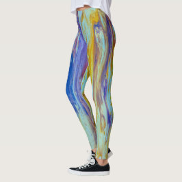 Yellowstone Lava Pool Swirls Leggings