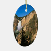 Yellowstone Lower Herfsten Wyoming Keramisch Ornament (Rechts)