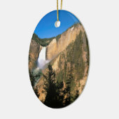 Yellowstone Lower Herfsten Wyoming Keramisch Ornament (Links)