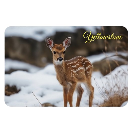Yellowstone Magnet-Fawn Herten Magneet (Horizontaal)