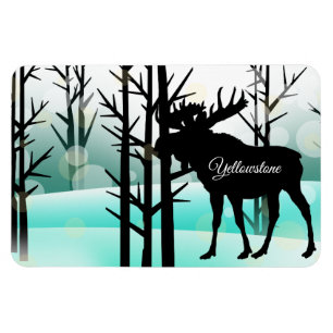 Yellowstone Magnet-Moose Magneet