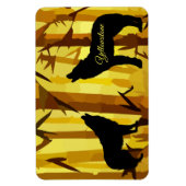 Yellowstone Magnet-Wolf Magneet (Verticaal)