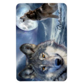 Yellowstone Magnet-Wolf Magneet (Verticaal)