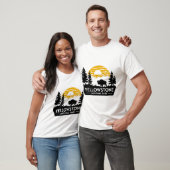 Yellowstone Mannen t-shirt met bizon (Unisex)