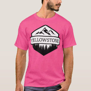 Yellowstone Montana Montagnes et arbres TShirt 1